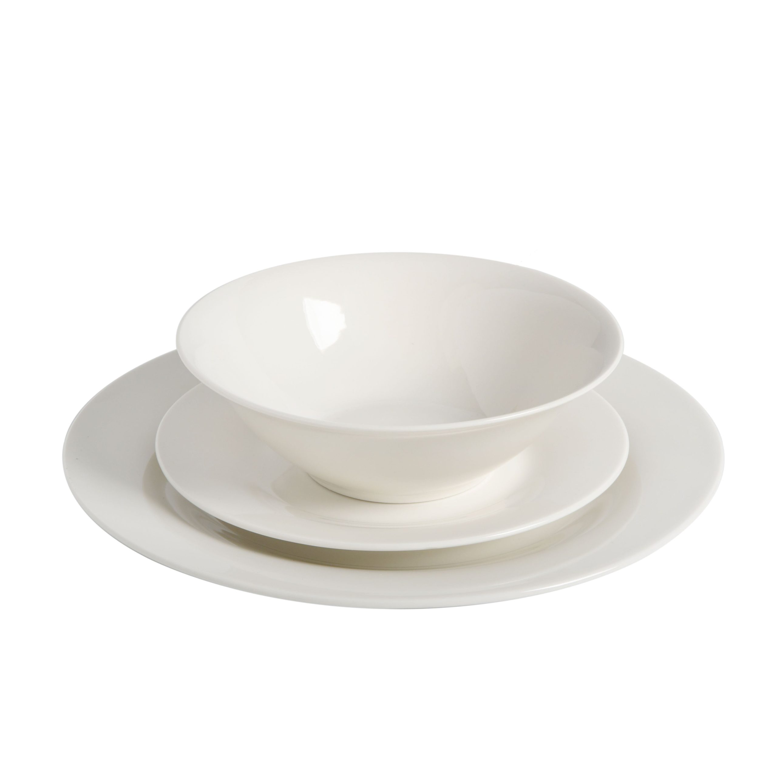 Gibson Home Everyday Round 12-Piece Fine Ceramic Dinnerware Set - Image 5
