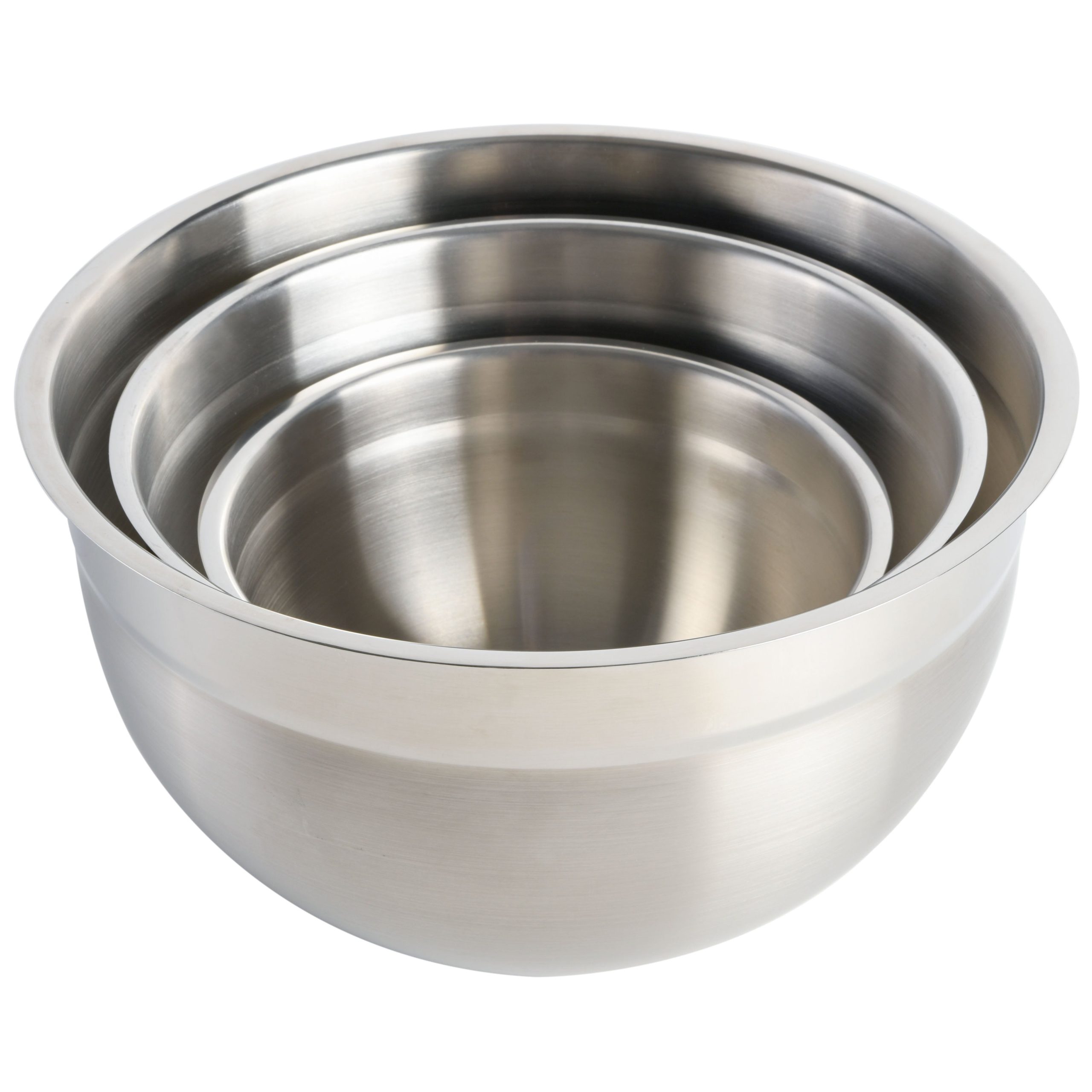 Babish 3 Piece Stainless Steel Mixing Bowl Set - Image 2