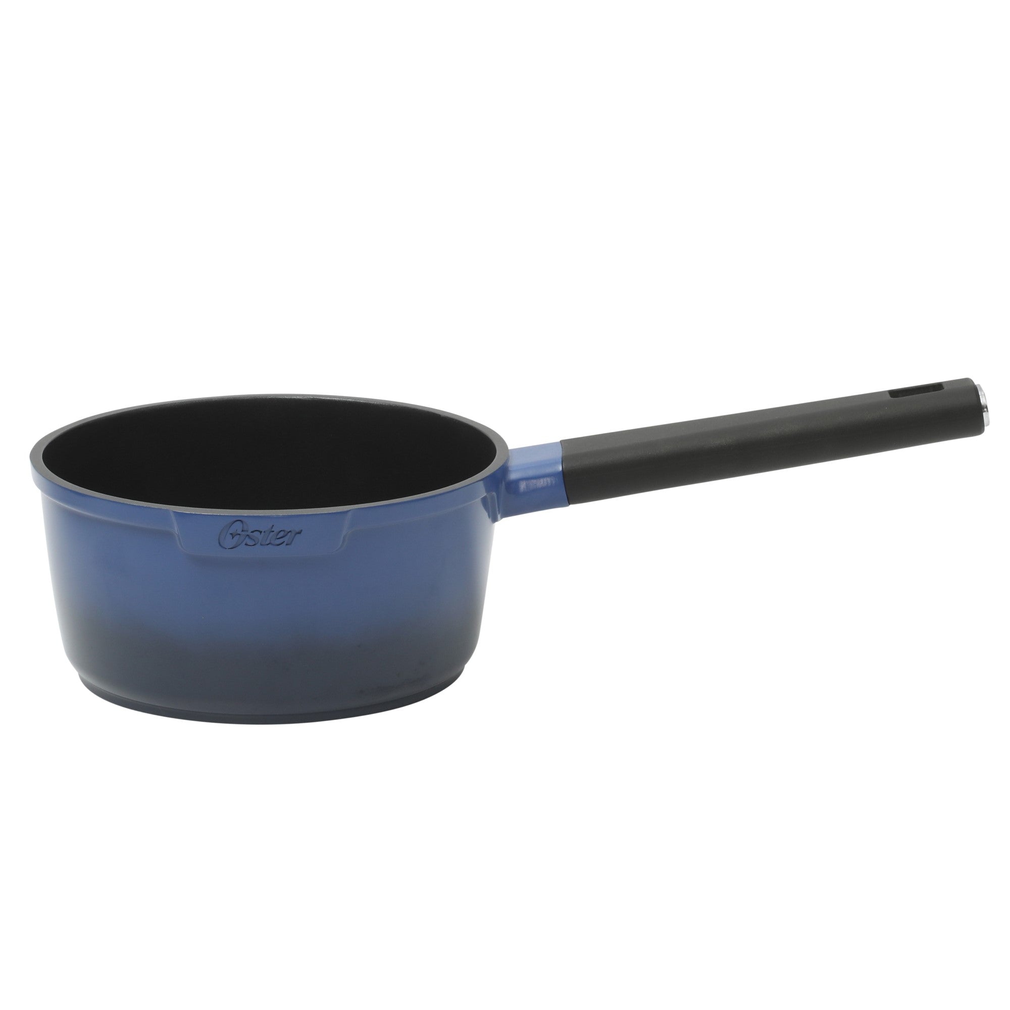 Oster Platinum Amberton 10 Piece Cast Aluminum Pots and Pans PFA Free Ceramic Non stick Cookware Set - Blue - Image 5