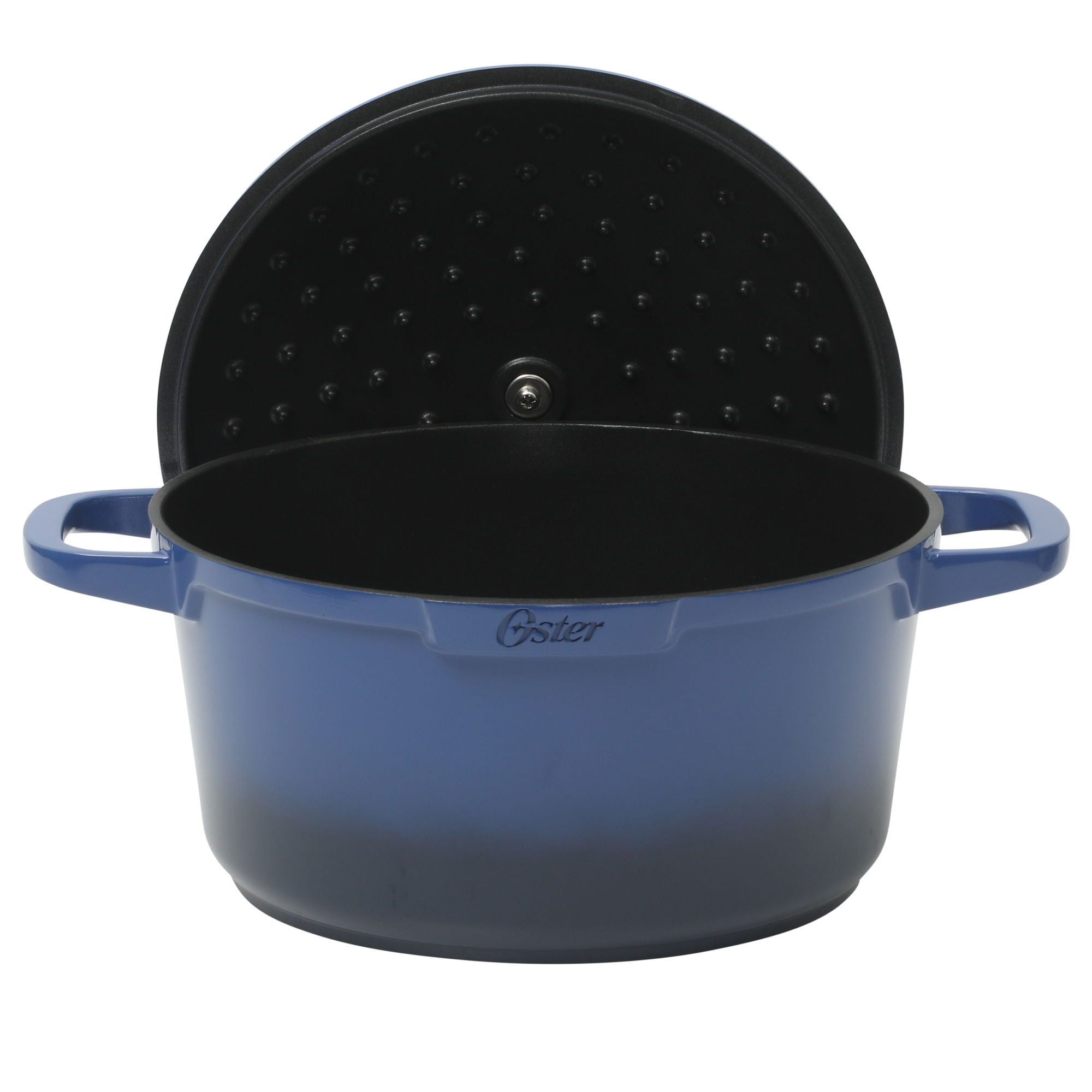 Oster Platinum Amberton 10 Piece Cast Aluminum Pots and Pans PFA Free Ceramic Non stick Cookware Set - Blue - Image 8
