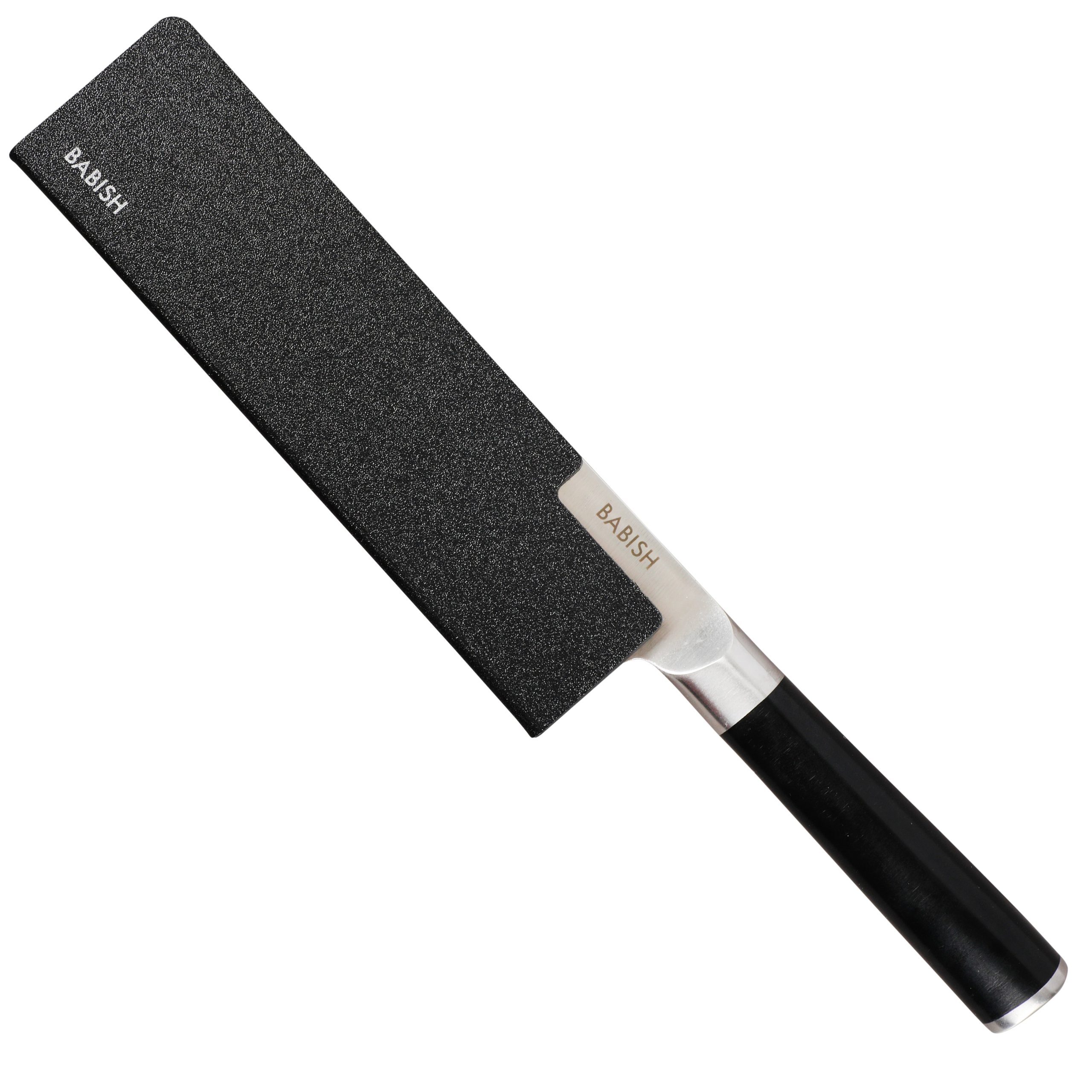 Babish High-Carbon 1.4116 German Steel 14 Piece Full Tang Forged Knife Set W/ Sheaths - Image 4
