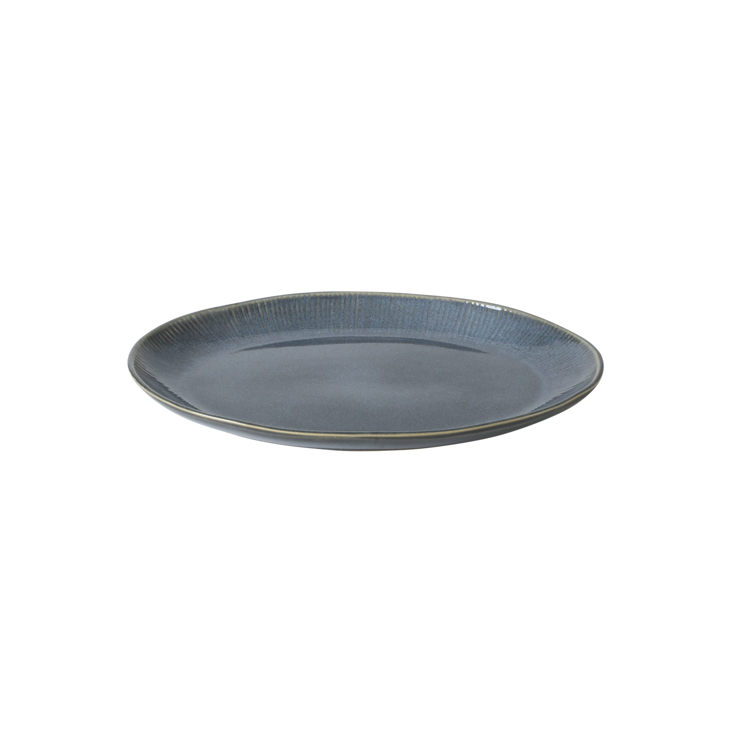 Gibson Elite Sandy Pines 3 Piece Oval Platter Set, 15.7”, 13.75” & 12” Stoneware Serving Platters, Reactive Glaze Finish, Microwave & Dishwasher Safe - Image 7