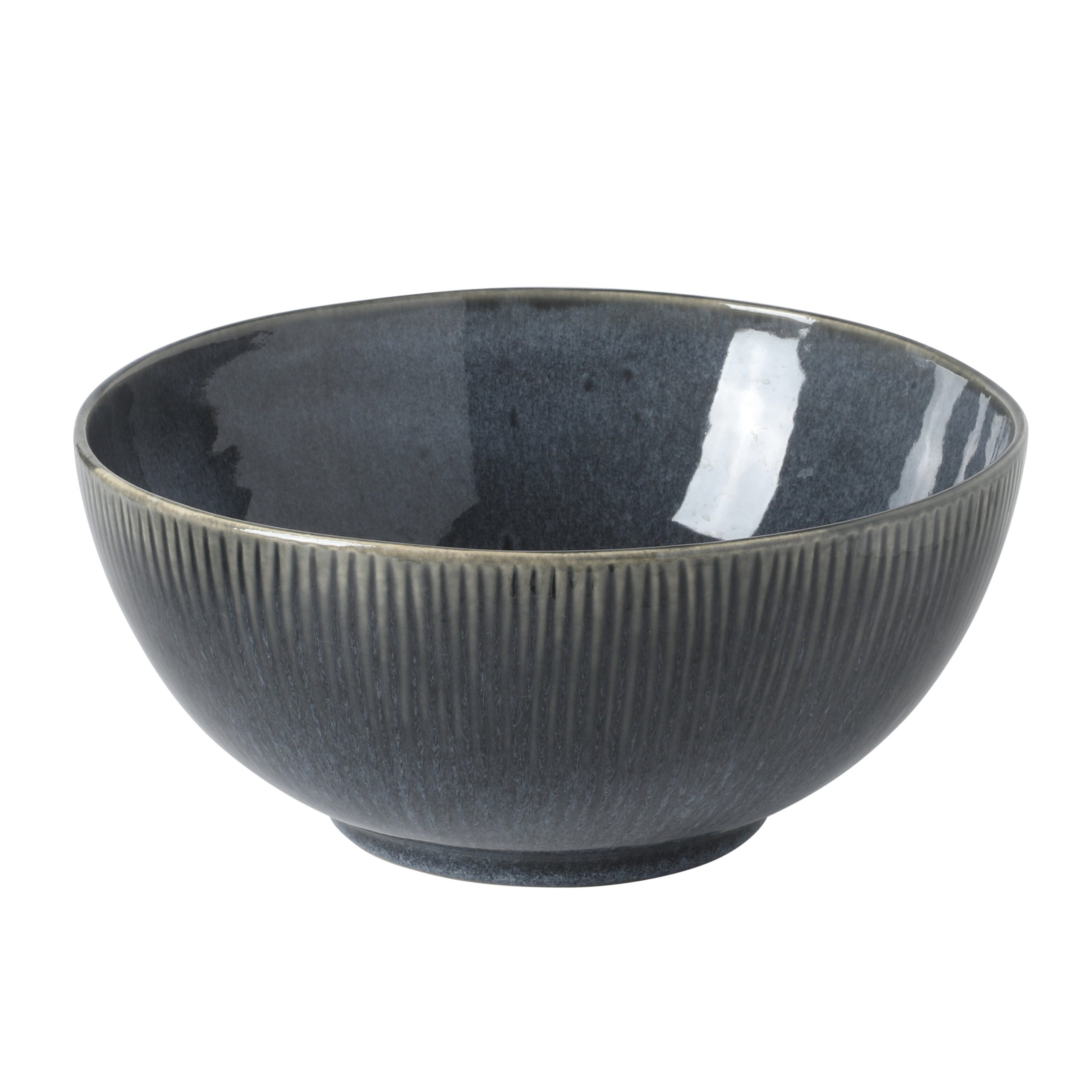 Gibson Elite Sandy Pines 4 Piece Nesting Bowl Set, 4”, 5.5”, 7” & 9” Round Stoneware Bowls, Reactive Glaze Finish, Mixing, Prep & Serving Bowls, Microwave & Dishwasher Safe - Image 8