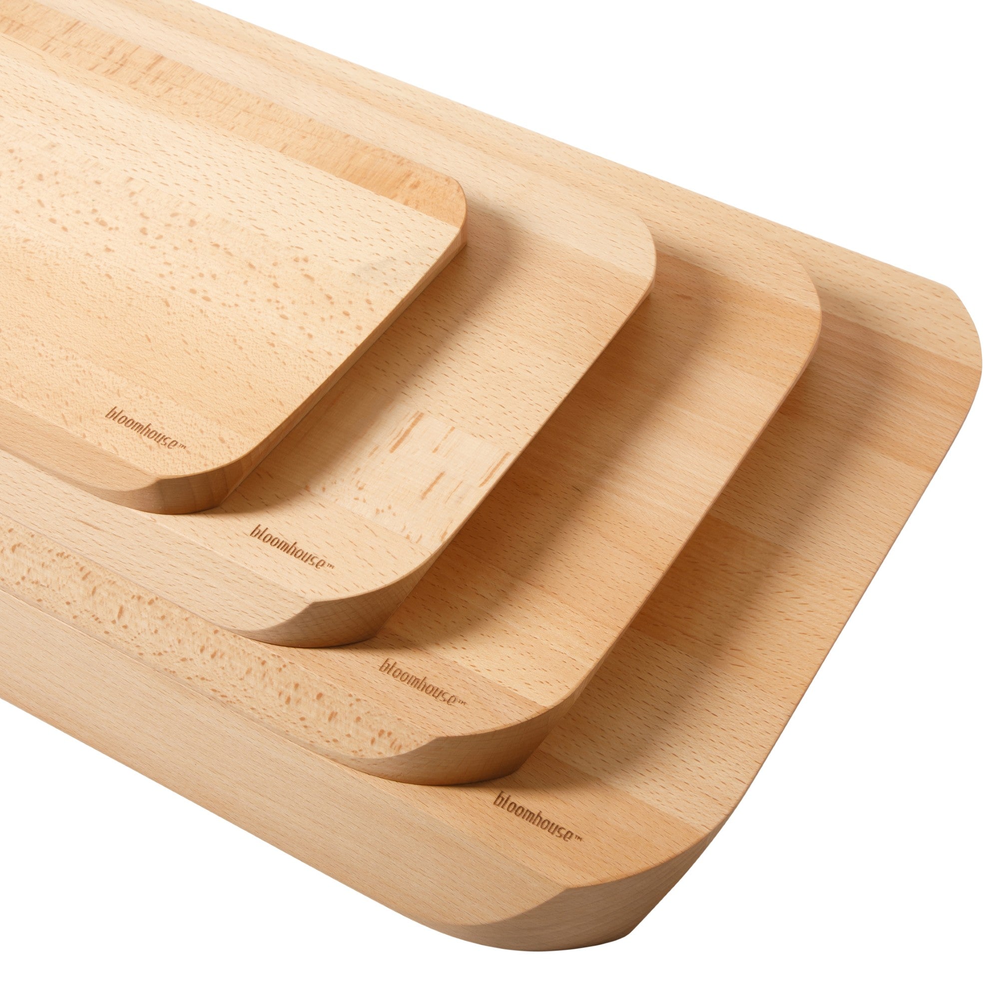 Bloomhouse Made in Lake Como, Italy Oil Coated Italian Beech Wood Cutting Board - Image 7