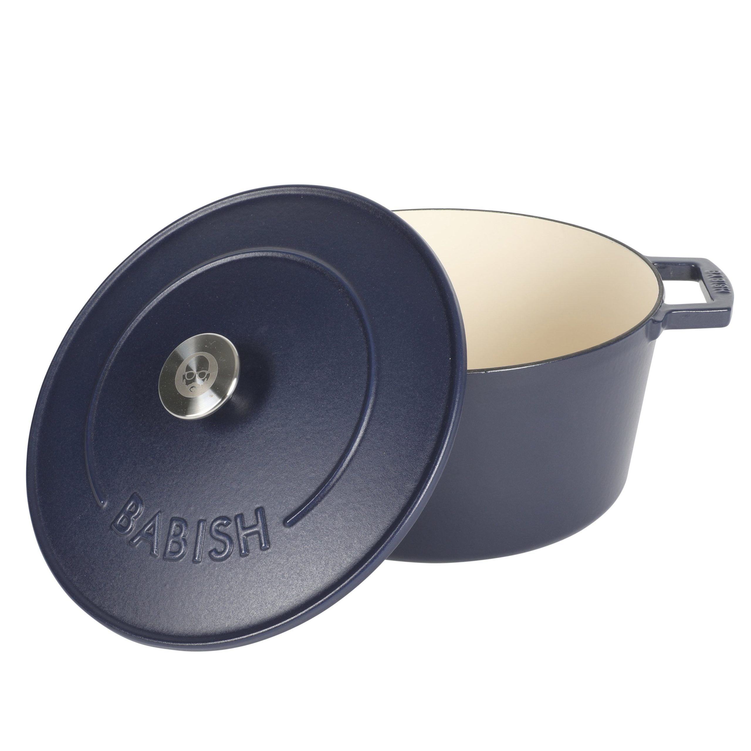 Babish 6-Quart Round Matte Enamel Cast Iron Dutch Oven Pot With Lid - Image 8