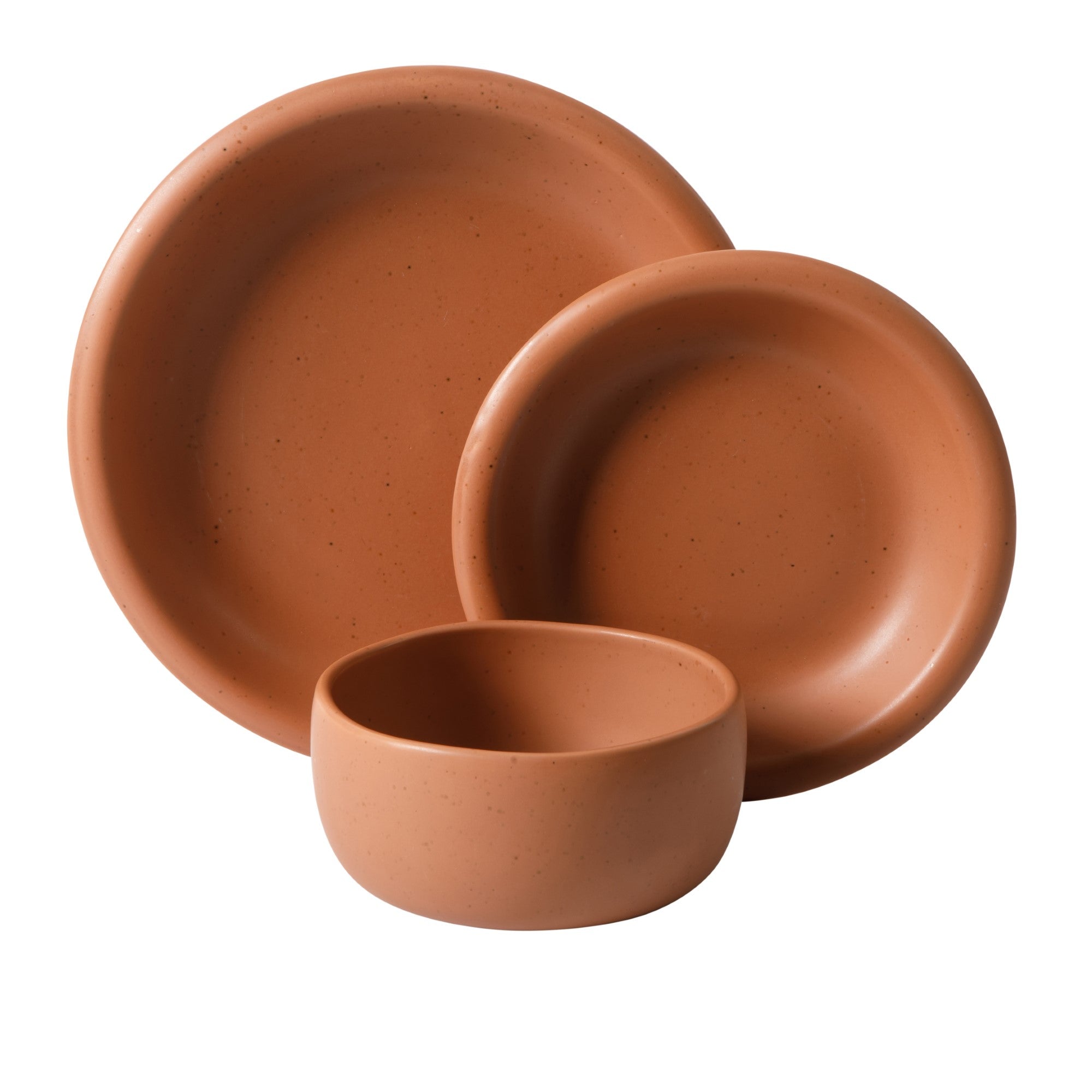 Bloomhouse Corsica Clay 12 Piece Stoneware Reactive Glaze Dinnerware Set - Image 14