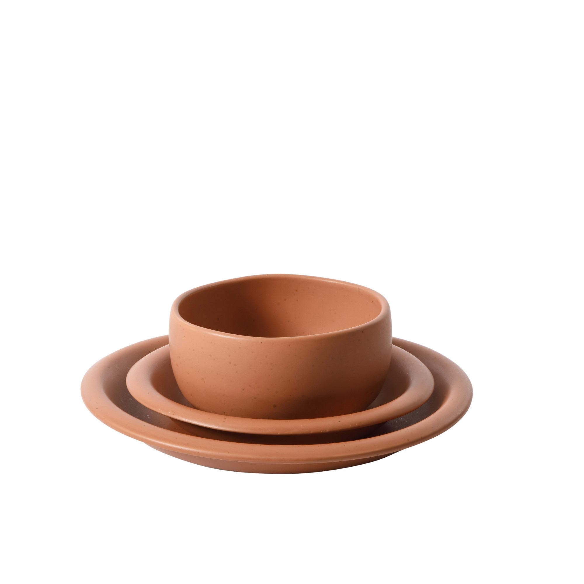 Bloomhouse Corsica Clay 12 Piece Stoneware Reactive Glaze Dinnerware Set - Image 2