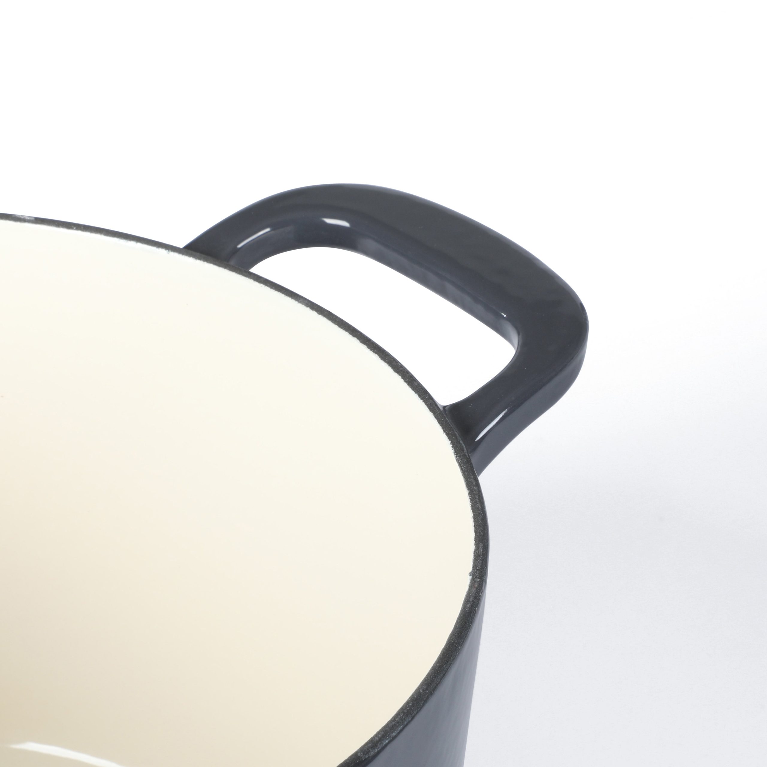 Martha Stewart Gatwick 4 Quart Enamel Cast Iron Dutch Oven - Grey - Image 6