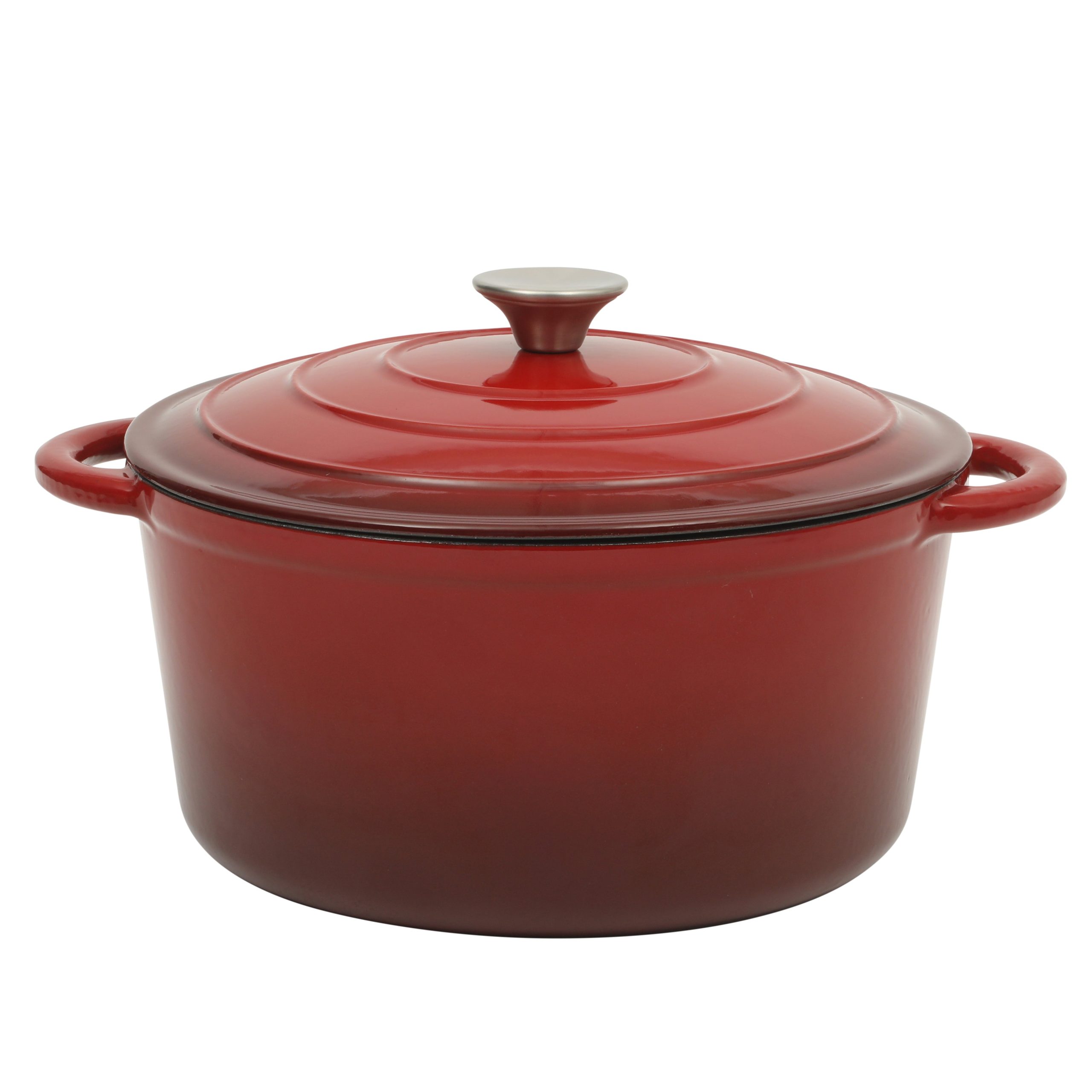 Gibson Home Addlestone 7 Quart Enameled Cast Iron Dutch Oven