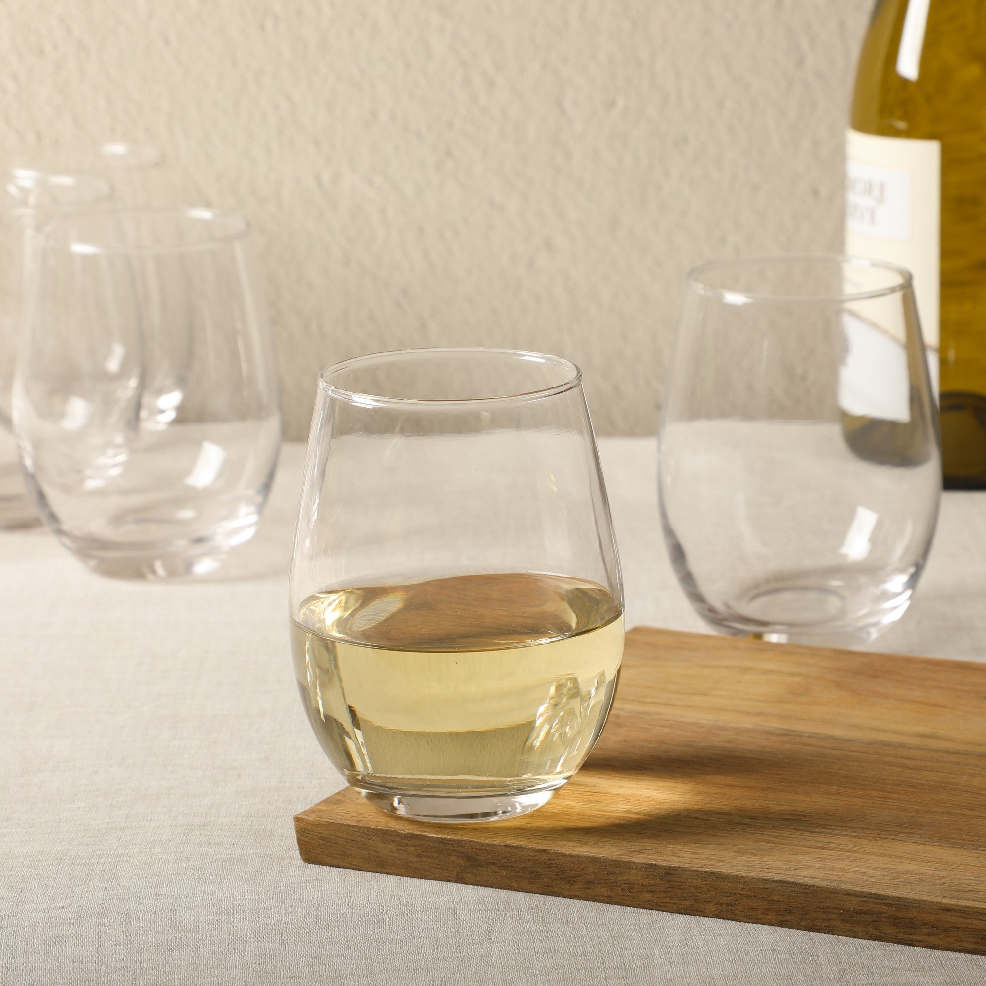 Gibson Home Bellini Glass 12 Piece All Purpose Stemless Red, White, Water, Beverage Glasses/Tumbler - Set of 12 - Image 2