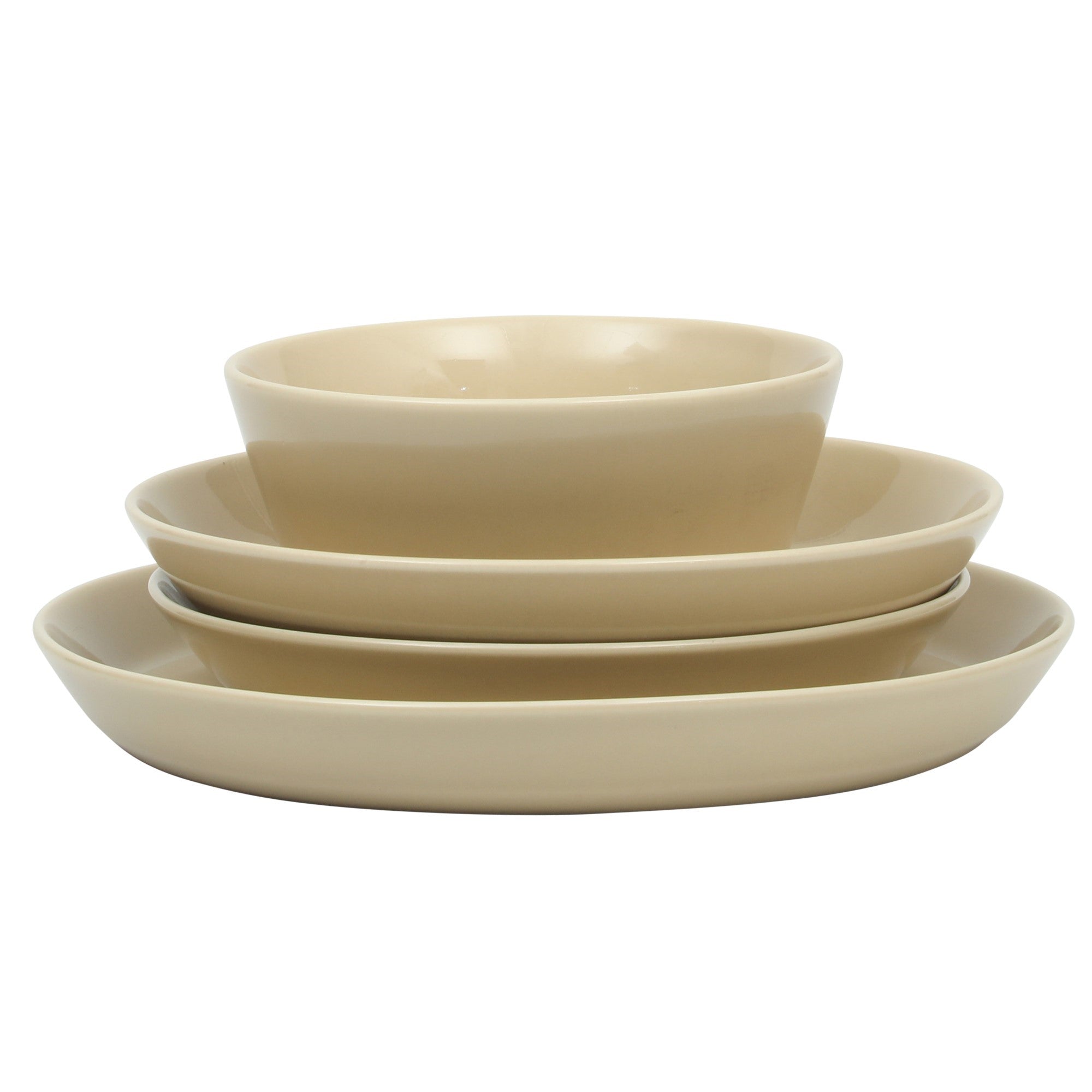 Gibson Home Summer Shades 16 Piece Plates and Bowls Dishes Service for 4 Porcelain Dinnerware Set - Image 8