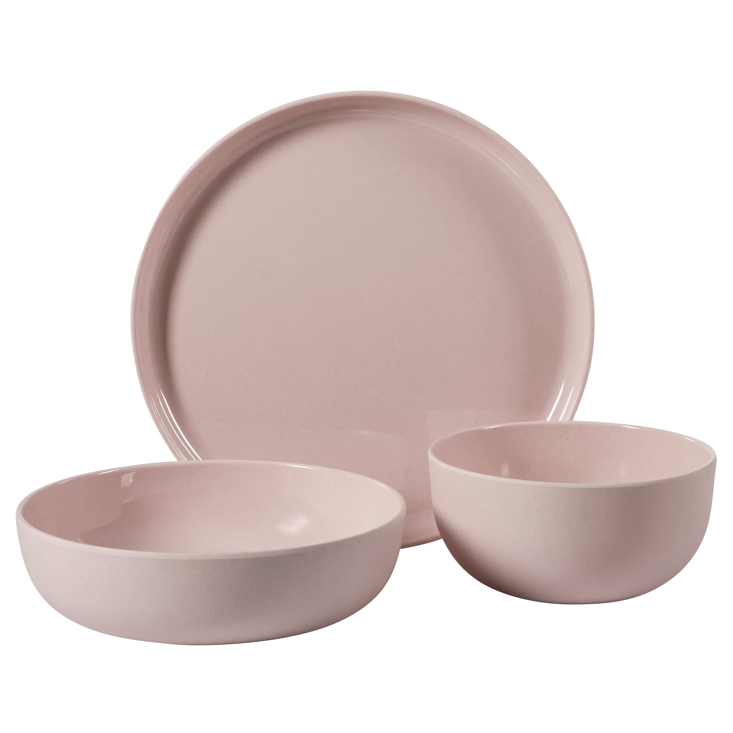 Gibson Home Candy Skies 12 Piece Unbreakable Wheat Straw Melamine Plates and Bowls Dinnerware Set - Outdoor, Camping, & Everyday Use - Matte Exterior/Shiny Interior - Image 12