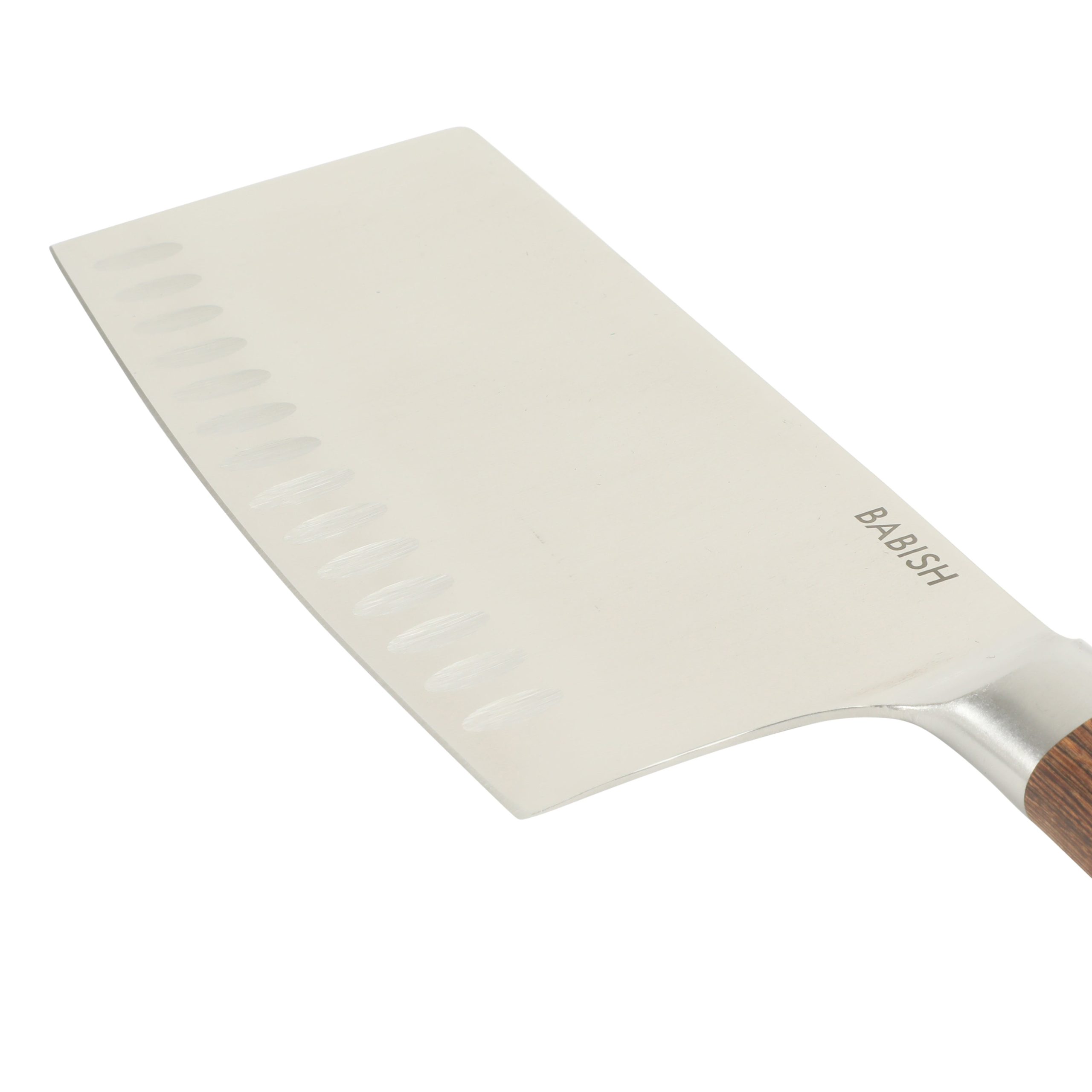 Babish 6.5-Inch Forged Cleaver Knife with Pakka Wood Handle – High-Carbon 1.4116 German Steel Full Tang Kitchen Knife for Heavy-Duty Chopping and Slicing - Image 6