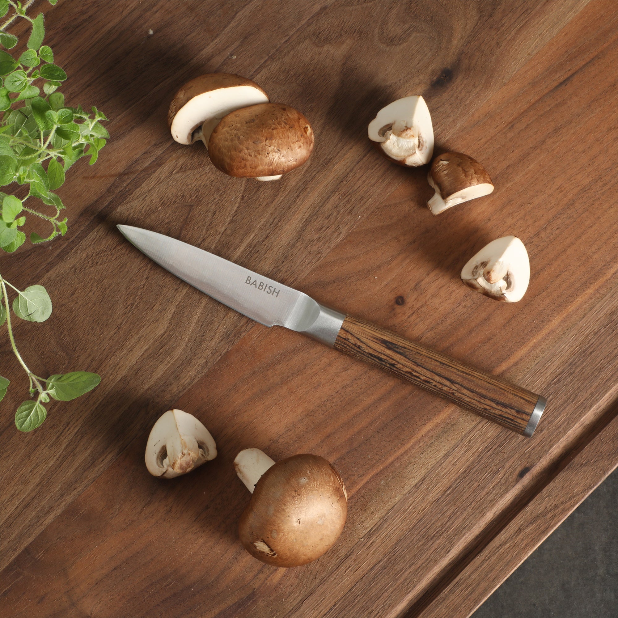Babish 1.4116 German Stainless Steel Paring Knife with Pakka Wood Handle – 3.5-Inch Precision Kitchen Knife for Peeling, Trimming & Prep Work, Full-Tang Blade - Image 12