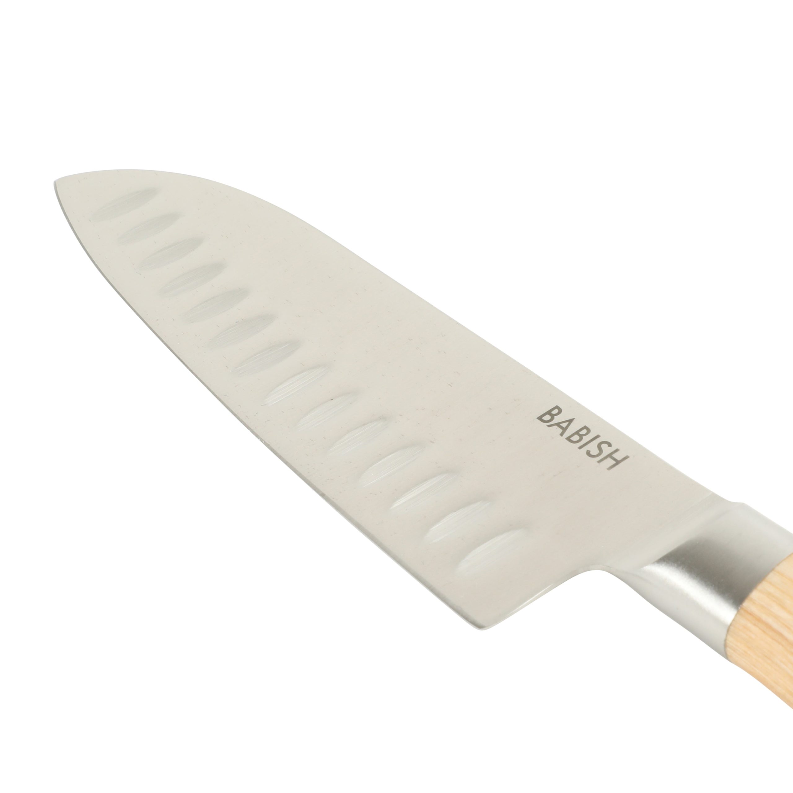 Babish 6.5-Inch Santoku Knife – High-Carbon 1.4116 German Steel Kitchen Knife with Pakka Wood Handle, Full-Tang Razor Sharp Blade for Chopping, Slicing, Dicing & Precision Prep - Image 13
