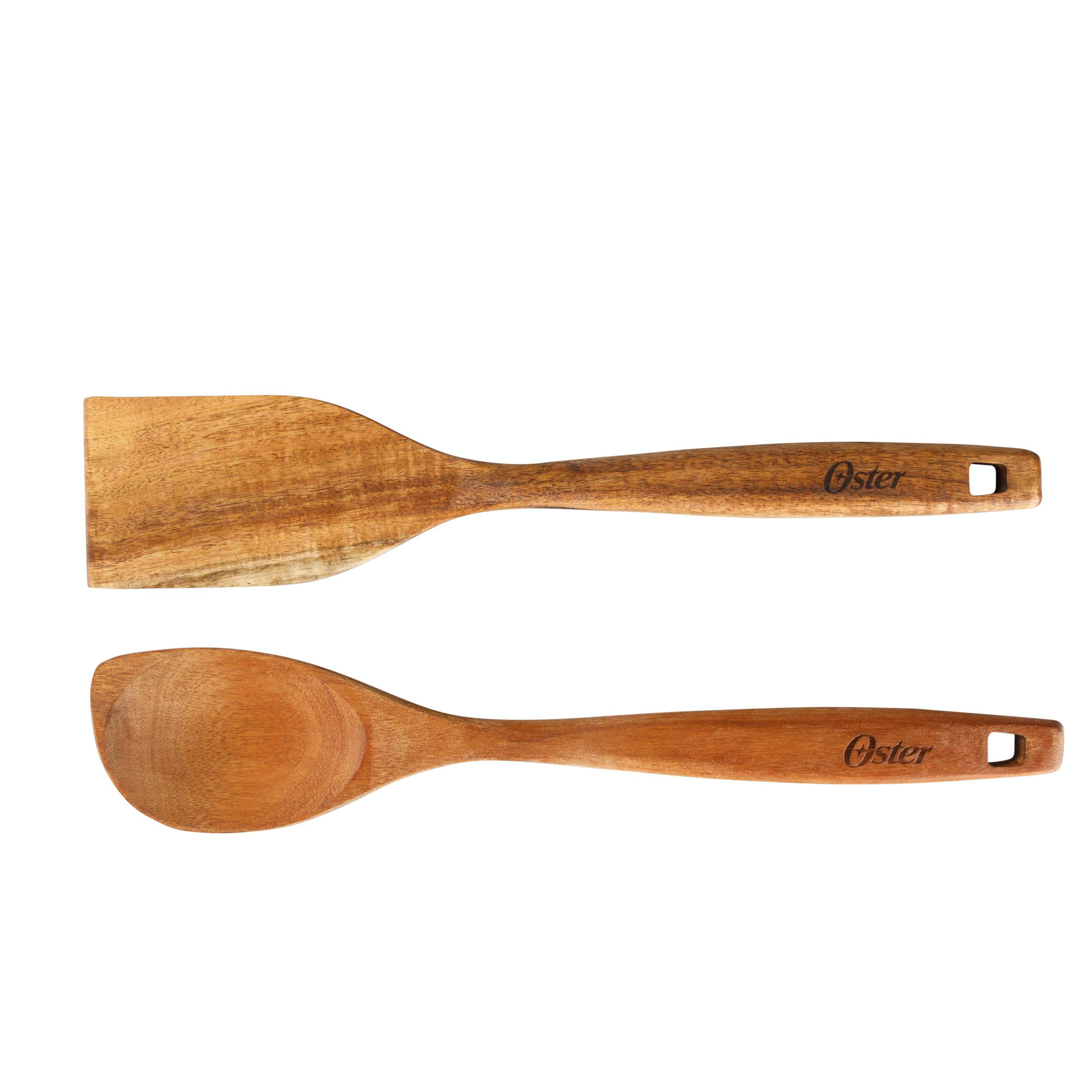 Oster Dunwood 3 Piece Carbon Steel Wok, 13.8” PFAS-Free Stir Fry Pan with Wooden Spatulas, High Heat, Oven & Stovetop Safe - Image 8