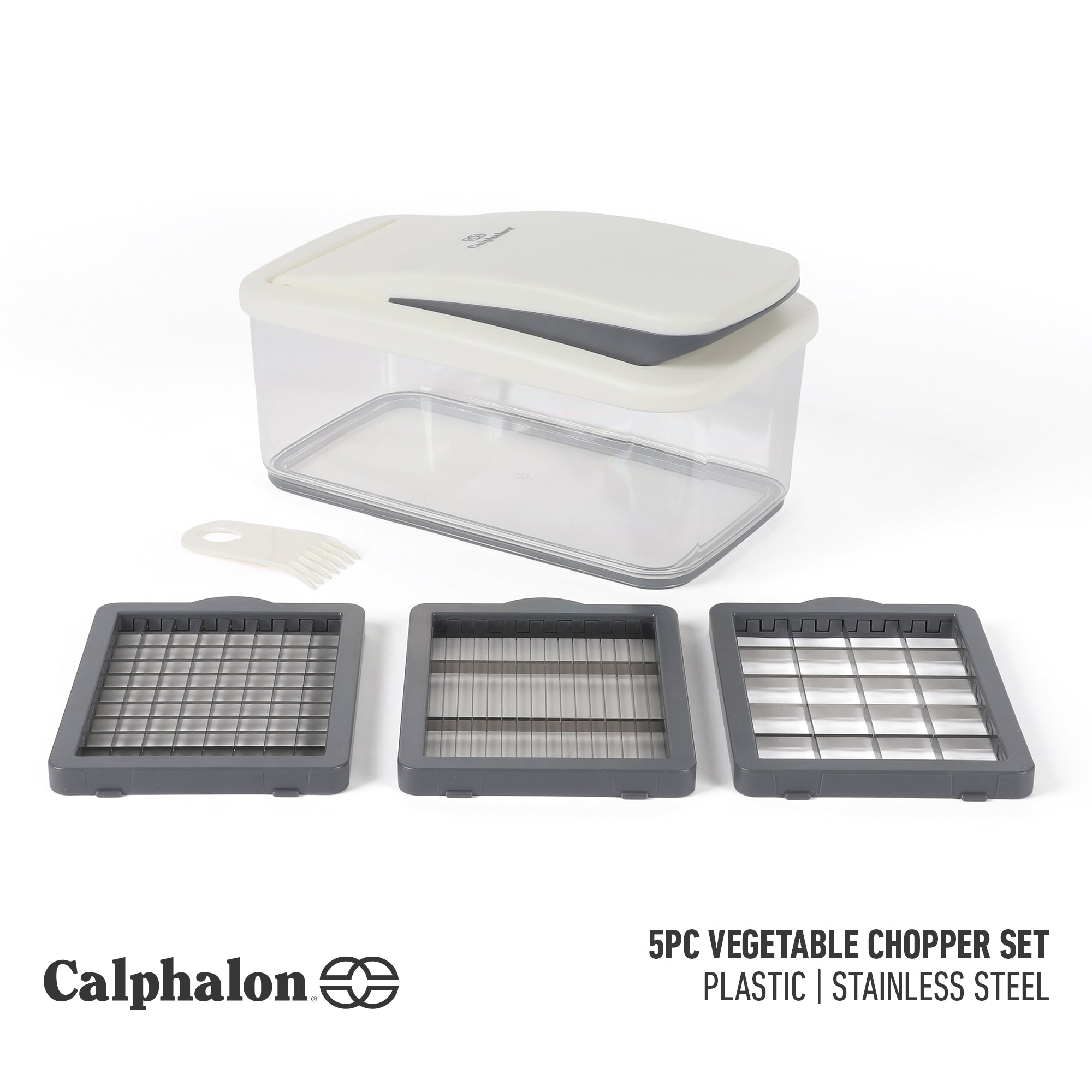 Calphalon Aero 5 in 1 Vegetable Chopper and Dicer, Food Chopper with Container - Image 3