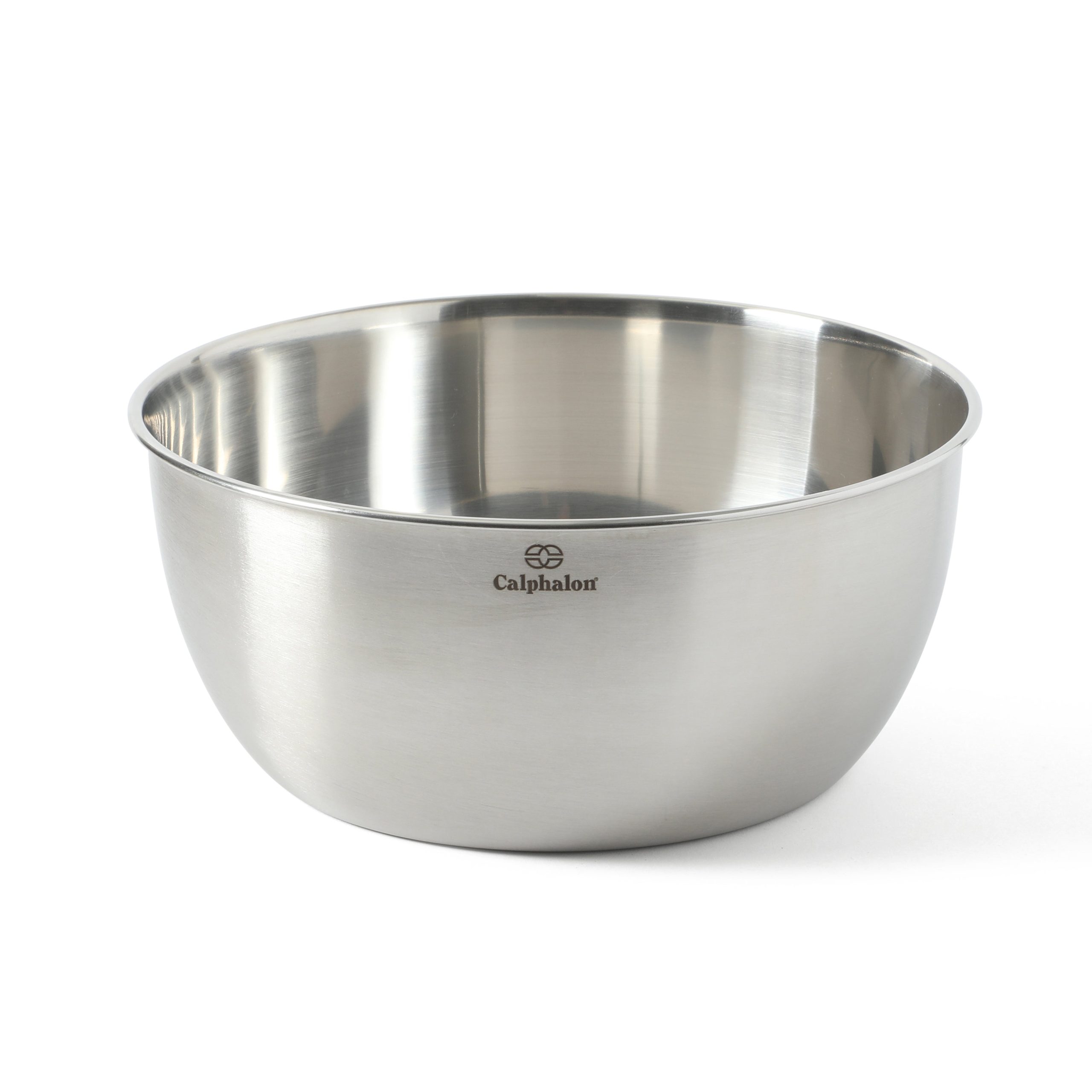 Calphalon Astro Mixing Bowls, 3-Piece Stainless Steel Mixing Bowl Set with Matte Finish, Nesting Metal Mixing Bowls for Baking and Prep, Silver - Image 6