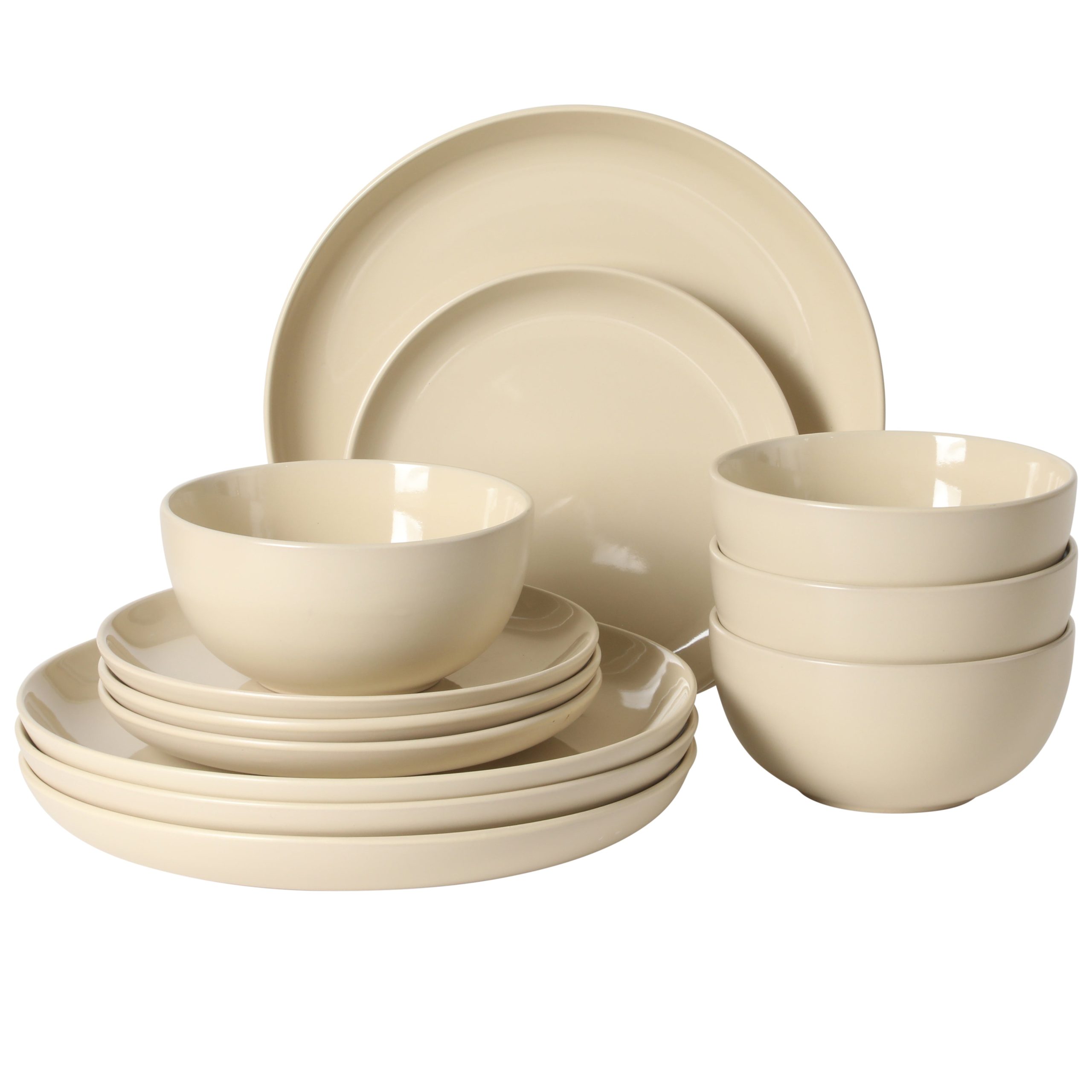 Gibson Home Rockaway 12-Piece Stoneware Dinnerware Set - Image 10