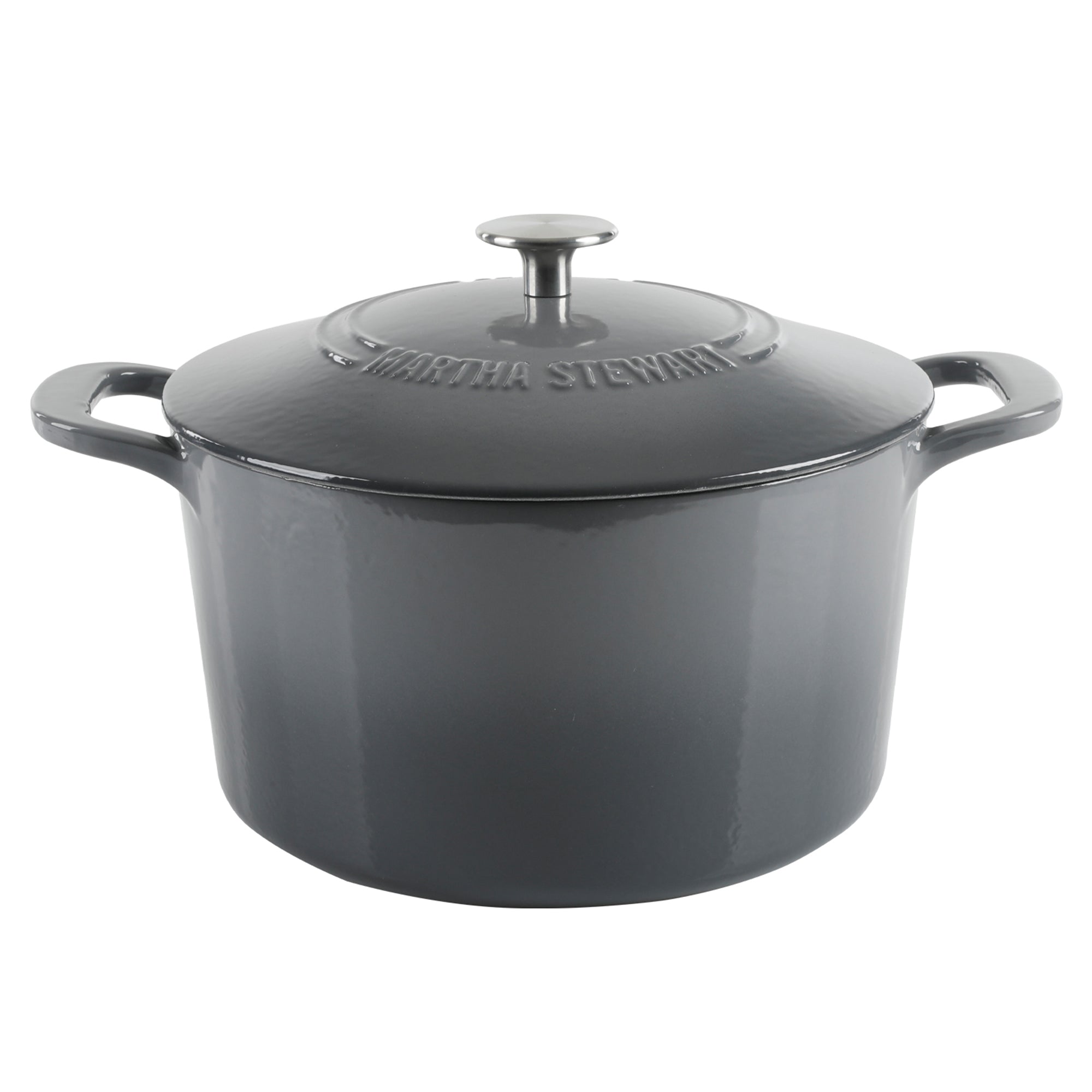 Martha Stewart Gatwick 7-Quart Enameled Cast Iron Dutch Oven - Image 3