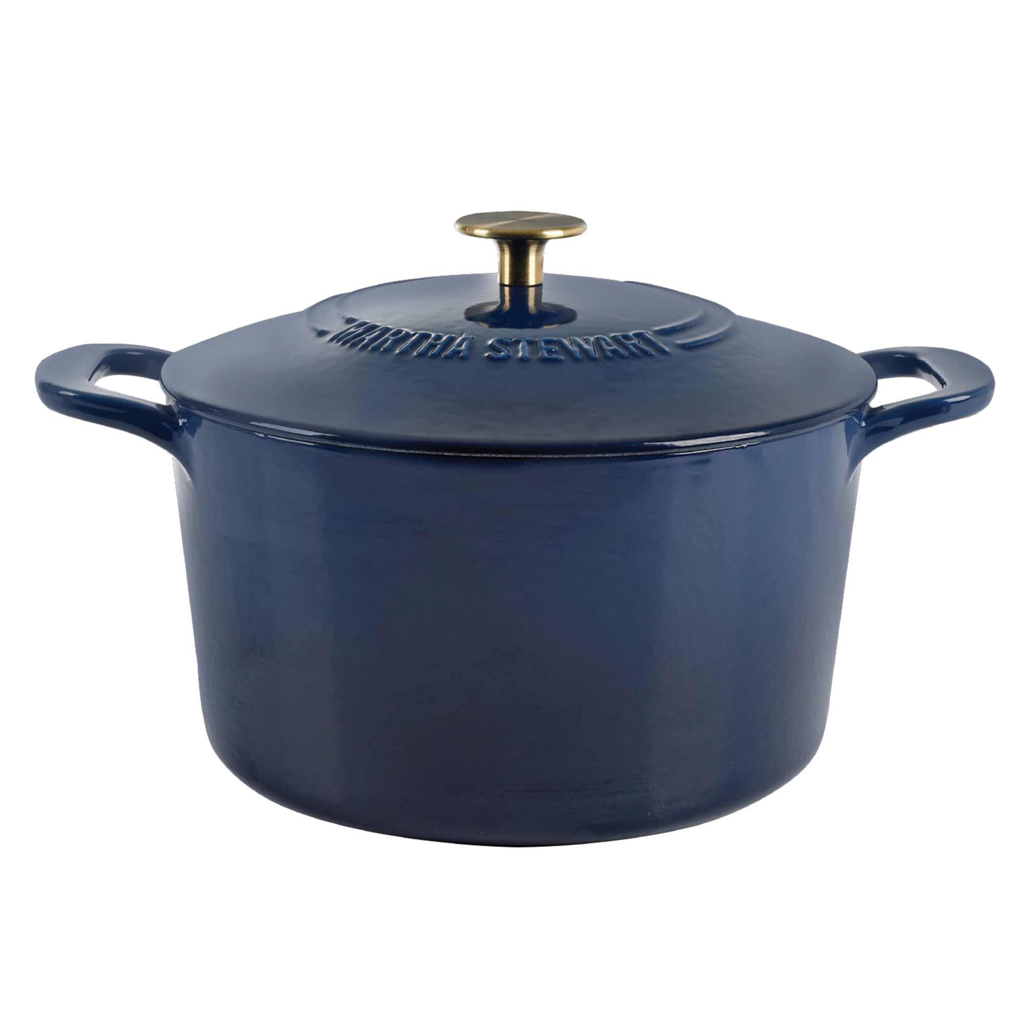 Martha Stewart Gatwick 7-Quart Enameled Cast Iron Dutch Oven - Image 9