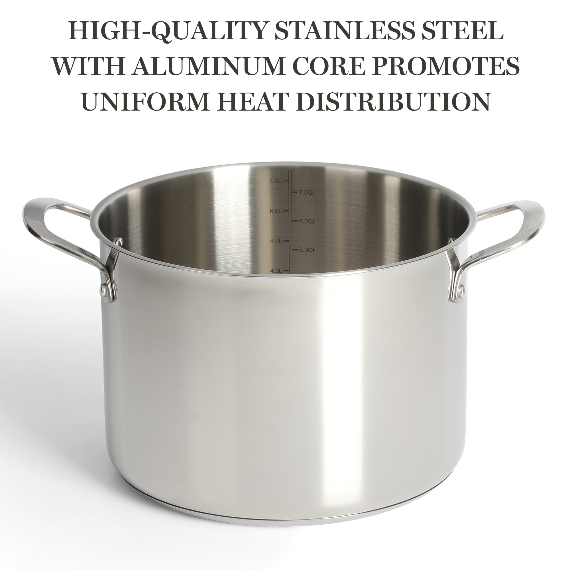 Martha Stewart Castelle 10-Piece Stainless Steel Cookware Set - Image 4