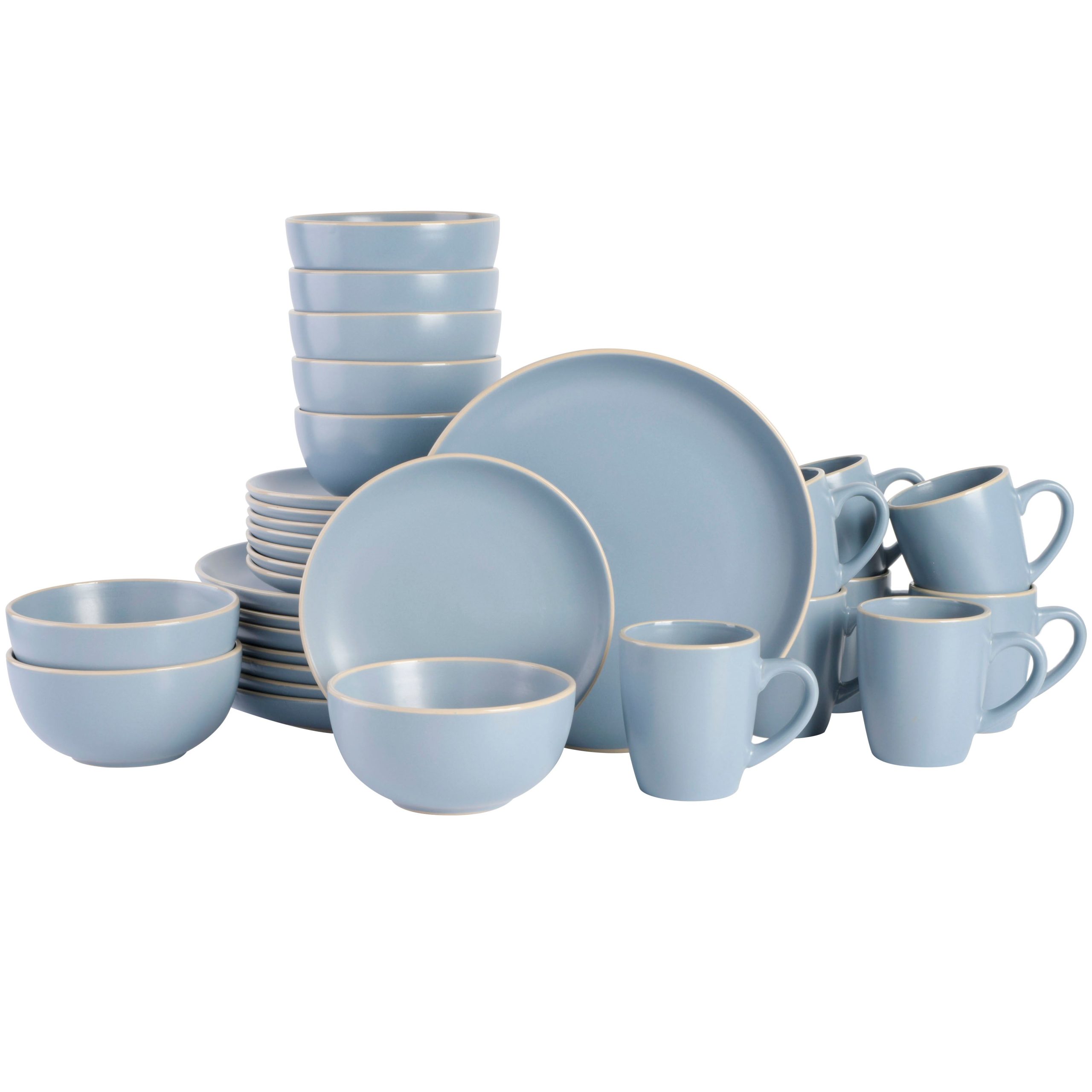Gibson Home Rockaway 32-Piece Dinnerware Set - Image 2