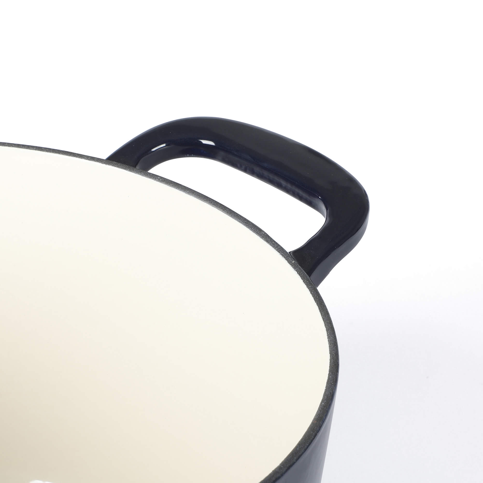 Martha Stewart Gatwick 4 Quart Enamel Cast Iron Dutch Oven - Navy Blue - Image 3